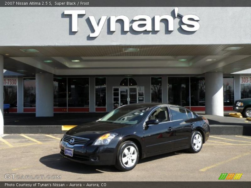 Super Black / Frost 2007 Nissan Altima 2.5 S