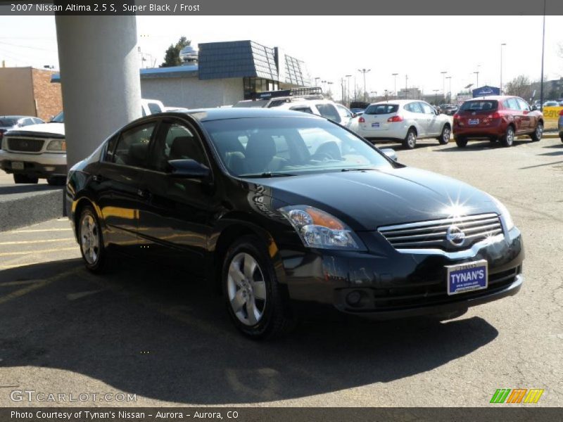 Super Black / Frost 2007 Nissan Altima 2.5 S