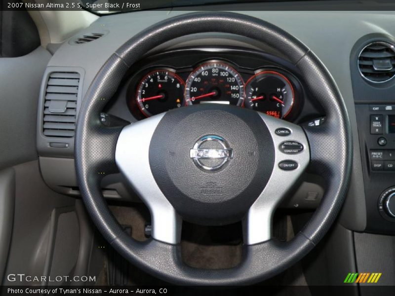 Super Black / Frost 2007 Nissan Altima 2.5 S