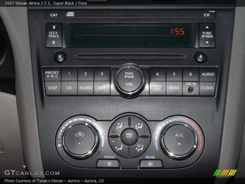Super Black / Frost 2007 Nissan Altima 2.5 S
