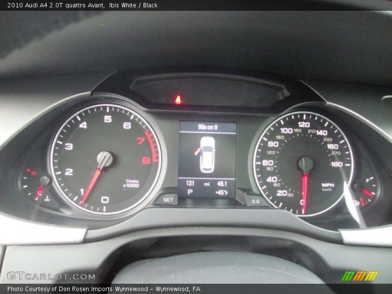 Ibis White / Black 2010 Audi A4 2.0T quattro Avant