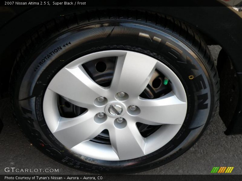 Super Black / Frost 2007 Nissan Altima 2.5 S