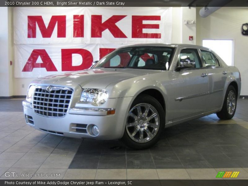 Bright Silver Metallic / Dark Slate Gray 2010 Chrysler 300 C HEMI