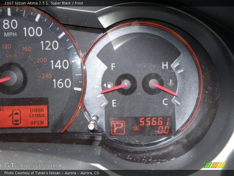 Super Black / Frost 2007 Nissan Altima 2.5 S