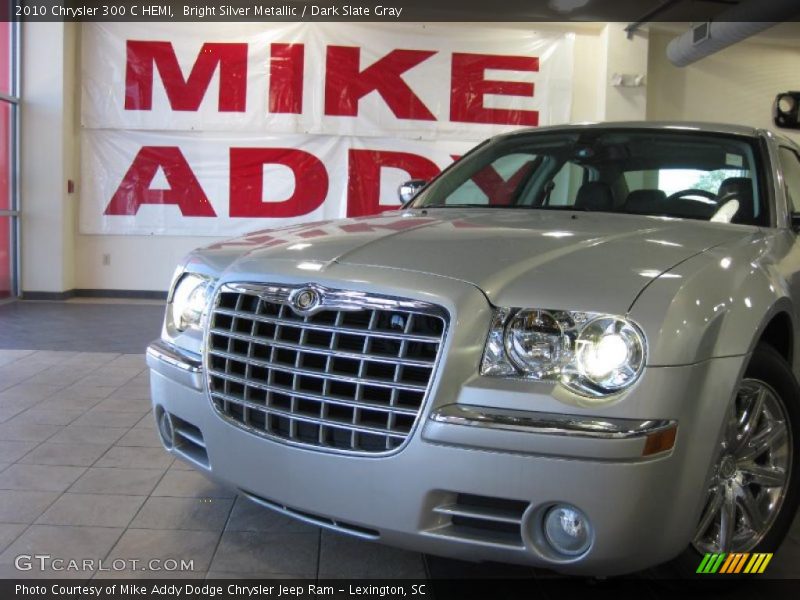 Bright Silver Metallic / Dark Slate Gray 2010 Chrysler 300 C HEMI