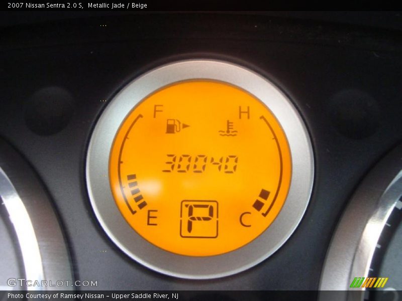 Metallic Jade / Beige 2007 Nissan Sentra 2.0 S