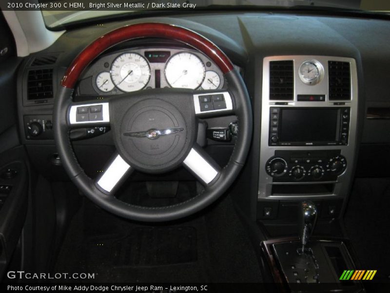 Bright Silver Metallic / Dark Slate Gray 2010 Chrysler 300 C HEMI