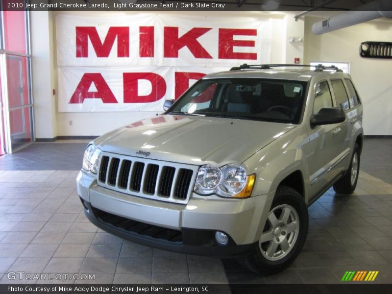 Light Graystone Pearl / Dark Slate Gray 2010 Jeep Grand Cherokee Laredo