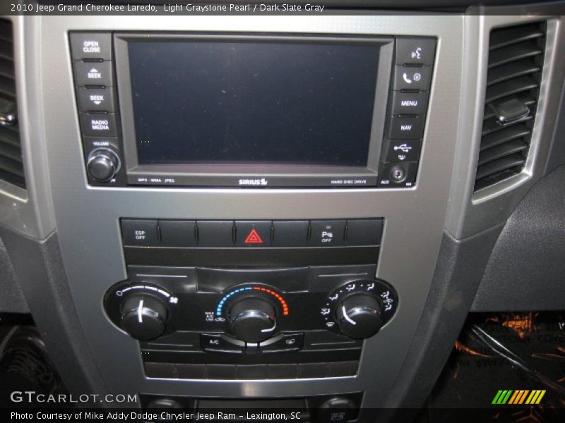 Light Graystone Pearl / Dark Slate Gray 2010 Jeep Grand Cherokee Laredo
