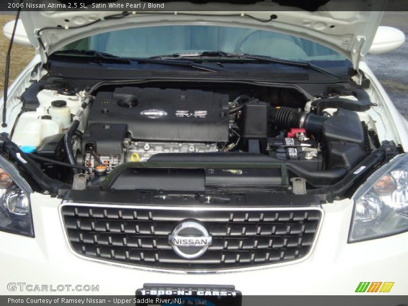 Satin White Pearl / Blond 2006 Nissan Altima 2.5 SL