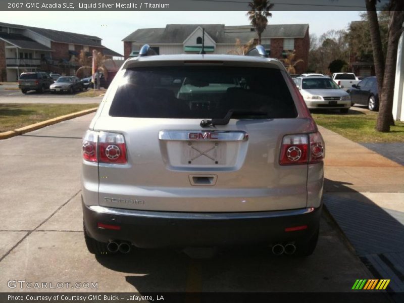 Liquid Silver Metallic / Titanium 2007 GMC Acadia SLE