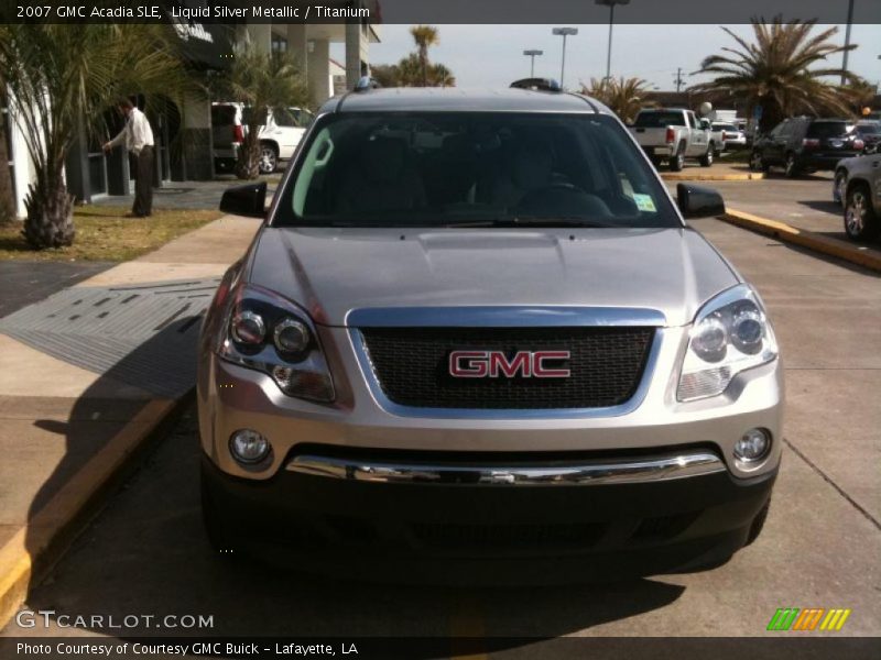 Liquid Silver Metallic / Titanium 2007 GMC Acadia SLE