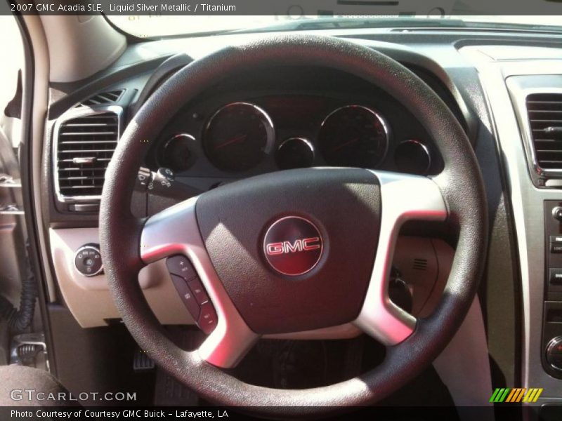 Liquid Silver Metallic / Titanium 2007 GMC Acadia SLE