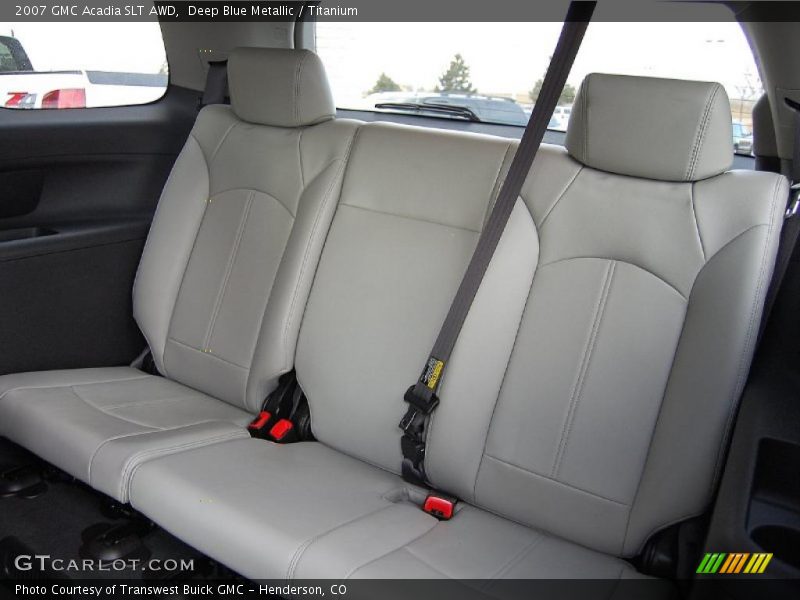 Deep Blue Metallic / Titanium 2007 GMC Acadia SLT AWD
