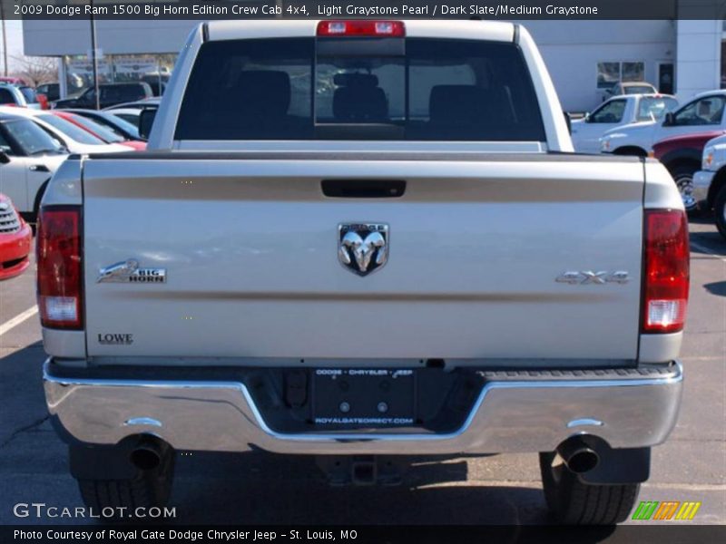 Light Graystone Pearl / Dark Slate/Medium Graystone 2009 Dodge Ram 1500 Big Horn Edition Crew Cab 4x4