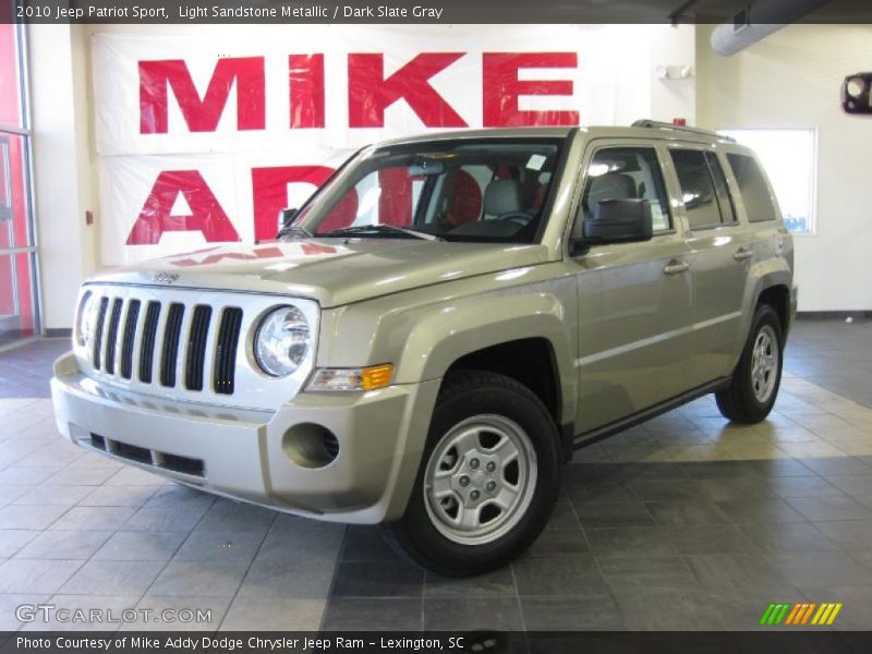 Light Sandstone Metallic / Dark Slate Gray 2010 Jeep Patriot Sport