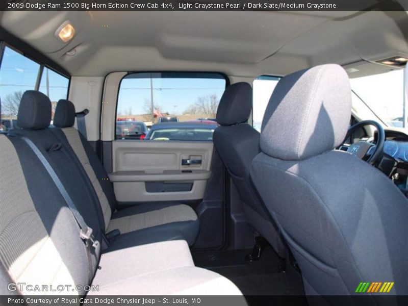 Light Graystone Pearl / Dark Slate/Medium Graystone 2009 Dodge Ram 1500 Big Horn Edition Crew Cab 4x4