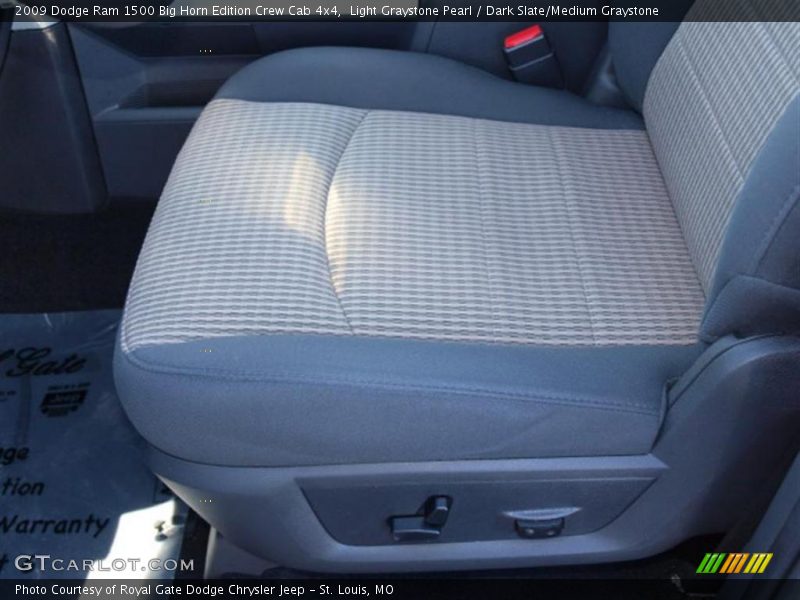 Light Graystone Pearl / Dark Slate/Medium Graystone 2009 Dodge Ram 1500 Big Horn Edition Crew Cab 4x4