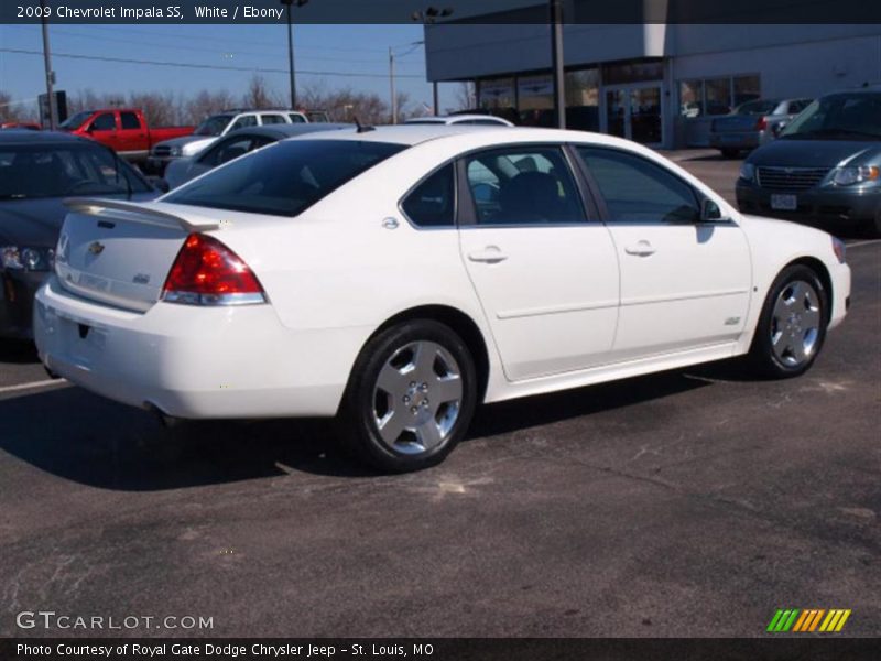 White / Ebony 2009 Chevrolet Impala SS