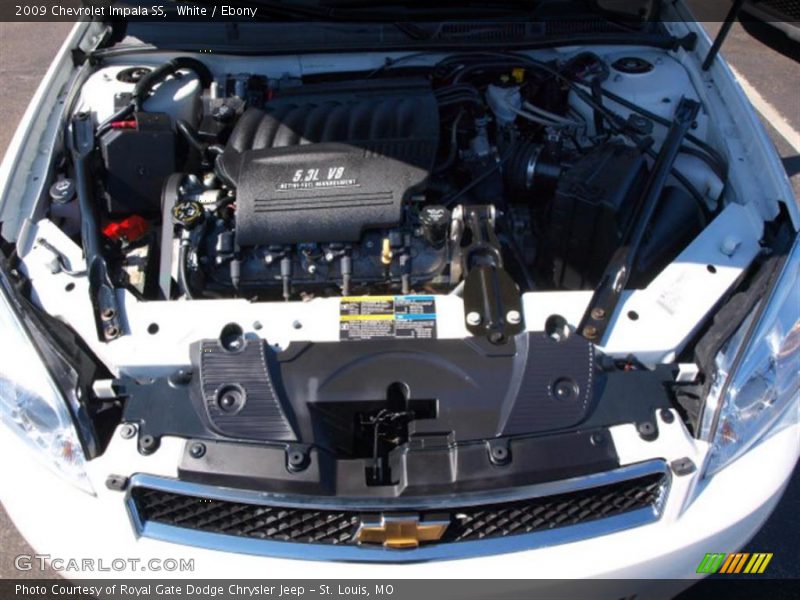 White / Ebony 2009 Chevrolet Impala SS