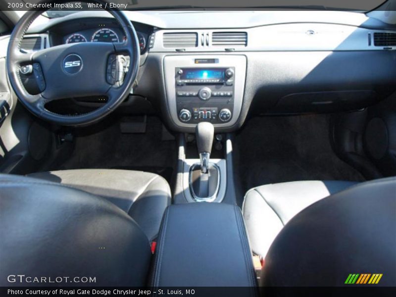 White / Ebony 2009 Chevrolet Impala SS