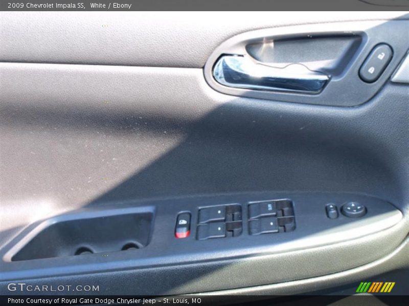 White / Ebony 2009 Chevrolet Impala SS