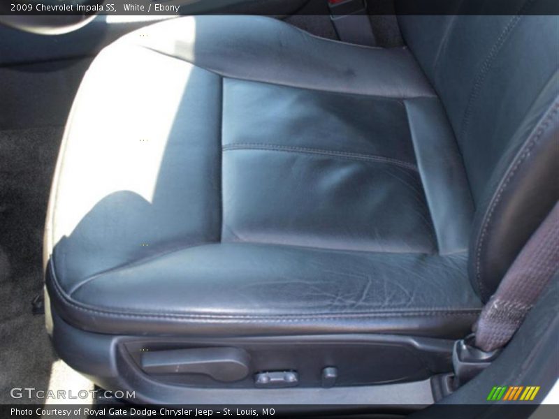 White / Ebony 2009 Chevrolet Impala SS