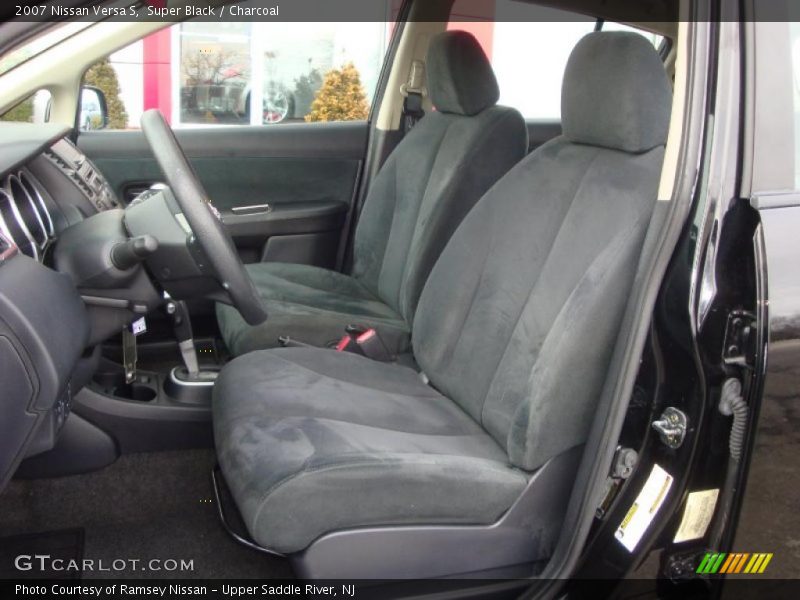 Super Black / Charcoal 2007 Nissan Versa S
