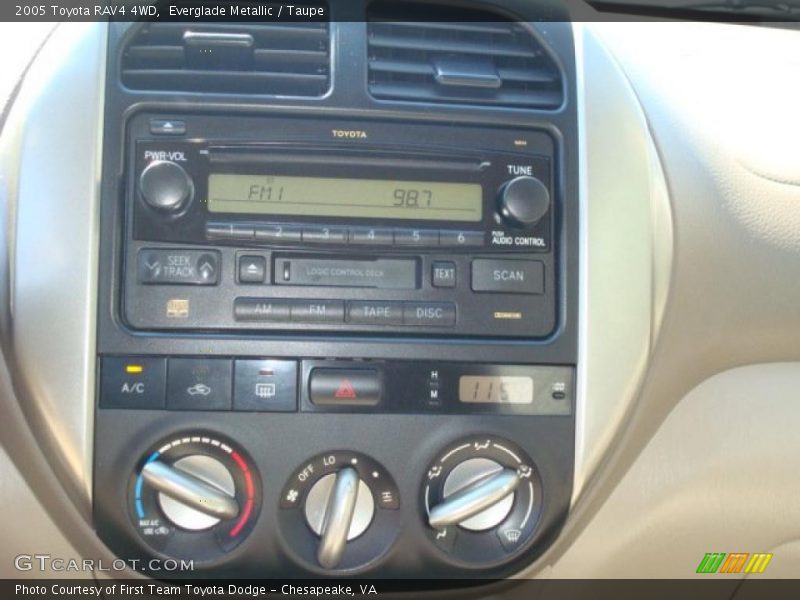 Everglade Metallic / Taupe 2005 Toyota RAV4 4WD