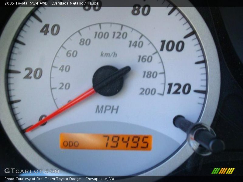Everglade Metallic / Taupe 2005 Toyota RAV4 4WD