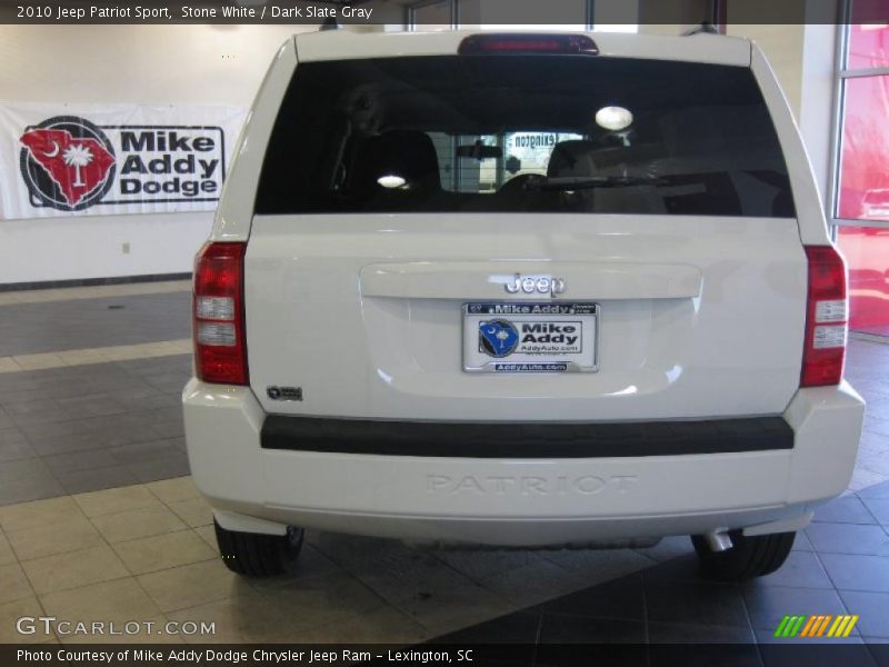 Stone White / Dark Slate Gray 2010 Jeep Patriot Sport