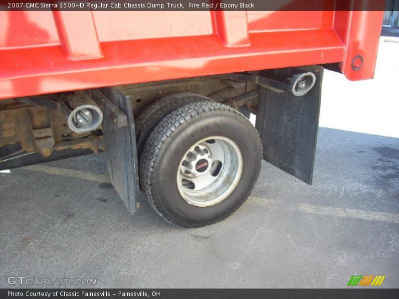 Fire Red / Ebony Black 2007 GMC Sierra 3500HD Regular Cab Chassis Dump Truck