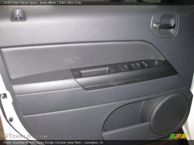 Stone White / Dark Slate Gray 2010 Jeep Patriot Sport