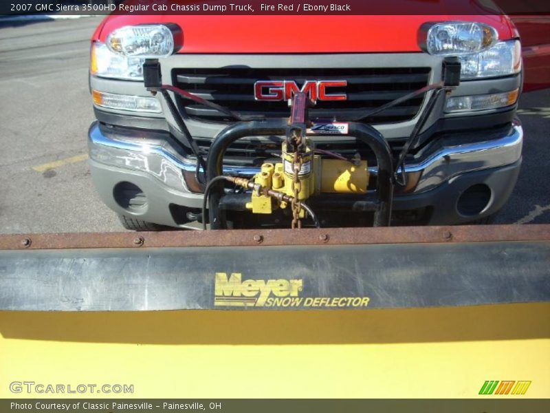 Fire Red / Ebony Black 2007 GMC Sierra 3500HD Regular Cab Chassis Dump Truck