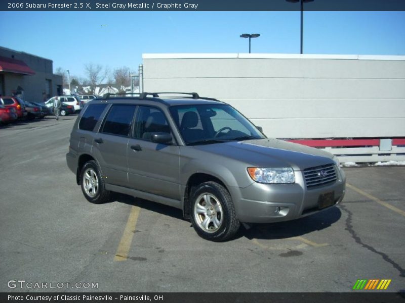 Steel Gray Metallic / Graphite Gray 2006 Subaru Forester 2.5 X