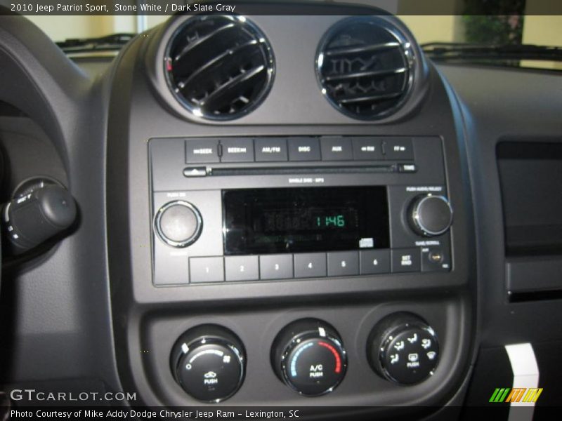 Stone White / Dark Slate Gray 2010 Jeep Patriot Sport