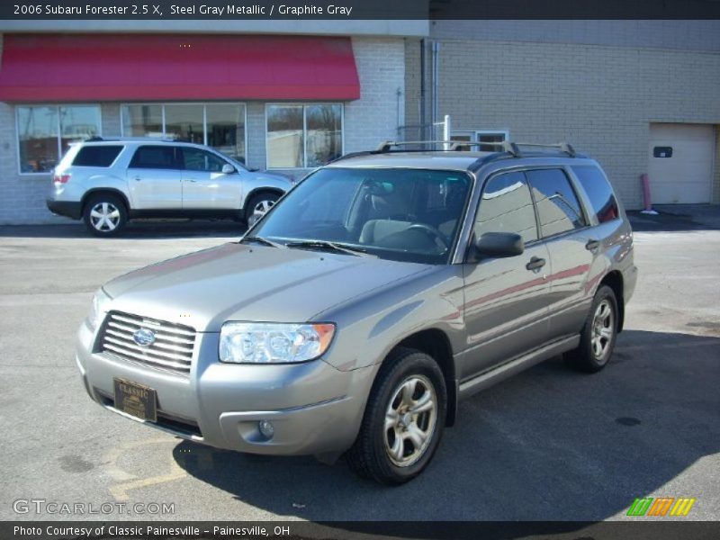 Steel Gray Metallic / Graphite Gray 2006 Subaru Forester 2.5 X