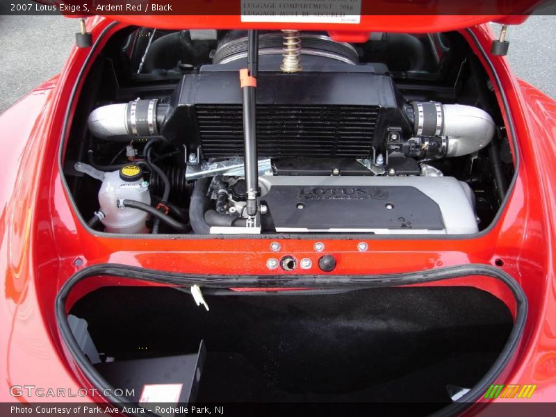  2007 Exige S Engine - 1.8 Liter Supercharged DOHC 16-Valve VVT 4 Cylinder