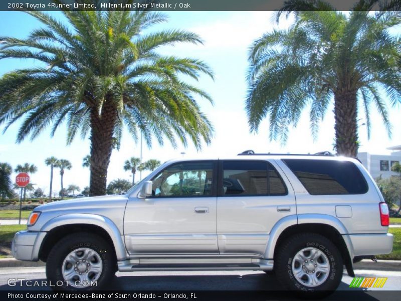 Millennium Silver Metallic / Oak 2002 Toyota 4Runner Limited