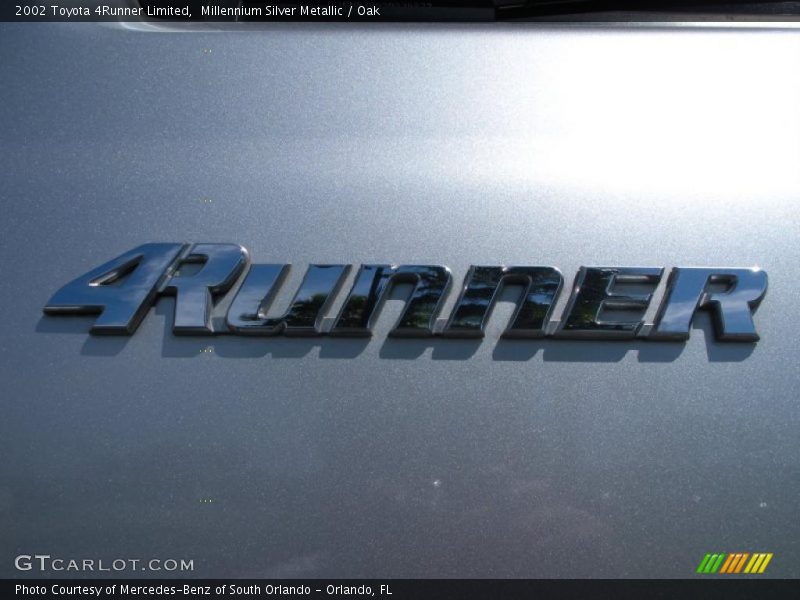 Millennium Silver Metallic / Oak 2002 Toyota 4Runner Limited
