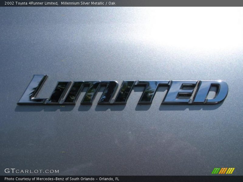 Millennium Silver Metallic / Oak 2002 Toyota 4Runner Limited