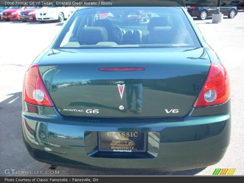 Emerald Green Metallic / Ebony 2006 Pontiac G6 V6 Sedan