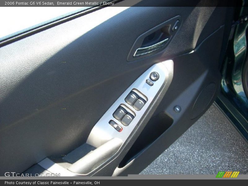 Emerald Green Metallic / Ebony 2006 Pontiac G6 V6 Sedan