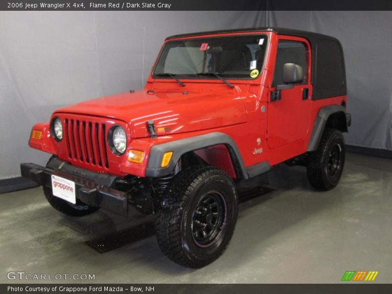 Flame Red / Dark Slate Gray 2006 Jeep Wrangler X 4x4