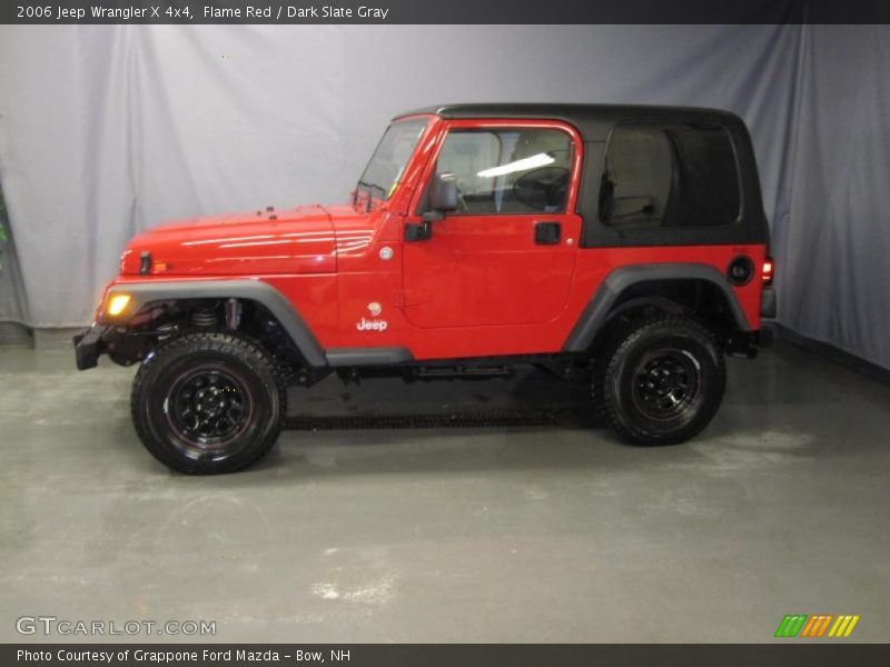Flame Red / Dark Slate Gray 2006 Jeep Wrangler X 4x4