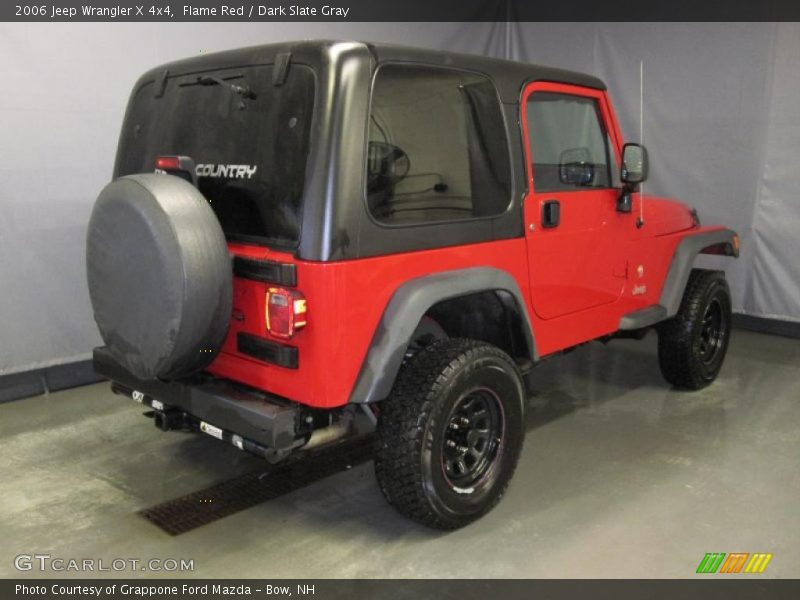 Flame Red / Dark Slate Gray 2006 Jeep Wrangler X 4x4
