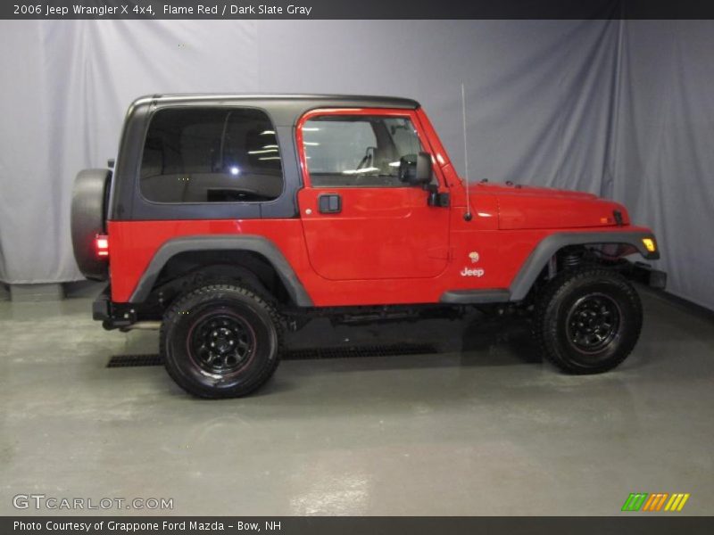 Flame Red / Dark Slate Gray 2006 Jeep Wrangler X 4x4
