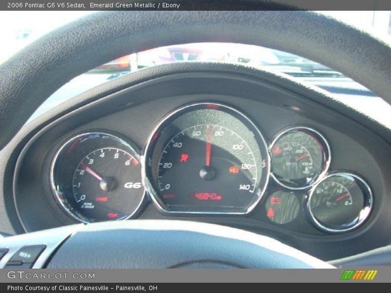 Emerald Green Metallic / Ebony 2006 Pontiac G6 V6 Sedan