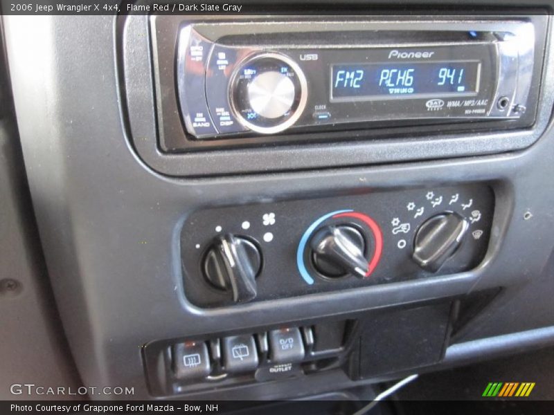 Flame Red / Dark Slate Gray 2006 Jeep Wrangler X 4x4