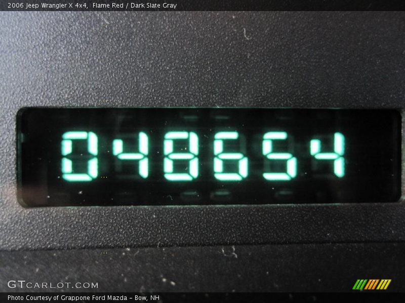 Flame Red / Dark Slate Gray 2006 Jeep Wrangler X 4x4